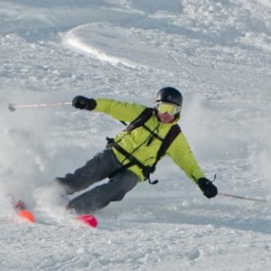 skieur à SAint Gervais